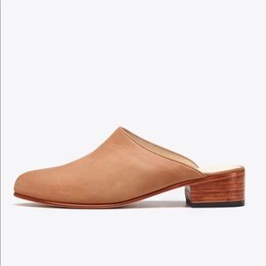 Nisolo Mariella mules - beige/tan leather